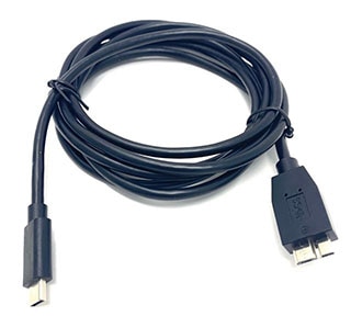 GlobTek USBCM302M0MICBMMBKR USB Type-B micro male plug to Type-C male plug Image of GlobTek USBCM302M0MICBMMBKR USB Type-B micro male plug to Type-C male plug