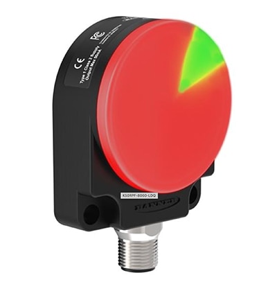Banner Engineering K50RPF-8060-LDQ series sensors incorporate LEDs Image des capteurs série K50RPF-8060-LDQ de Banner Engineering intégrant des LED