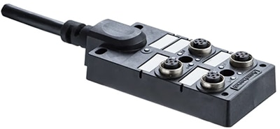 Amphenol LTW M12 distribution box Image de la boîte de distribution M12 d'Amphenol LTW