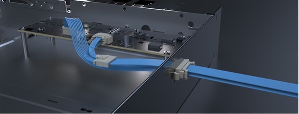 Discrete wire system used to simplify the aggregation of conductors Image of discrete wire system used to simplify the aggregation of conductors