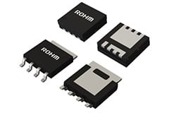 HPLF5060 and DFN3333 Compact 80V MOSFETs for Automotive 48V Systems Image of ROHM Semiconductor HPLF5060 and DFN3333 Compact 80 V MOSFETs for Automotive 48 V Systems