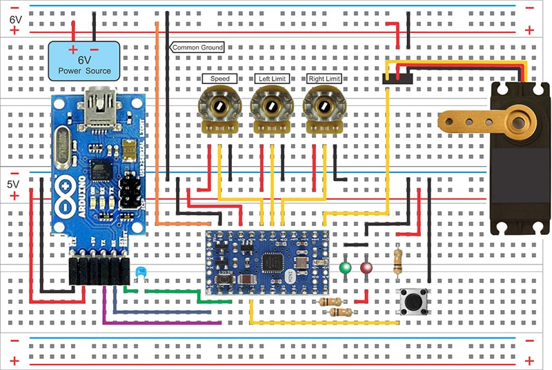 Breadboard Wiring Layout