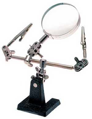 Aven Tools’ Model 26000 Helping Hands Magnifier with Clamps