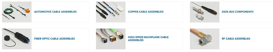 TE Connectivity’s line of cable assemblies
