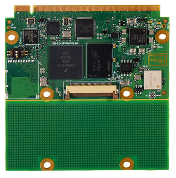 i.MX 8M Mini/Nano µQseven SOM compatible with standard Q7 form factor (70 mm x 70 mm)