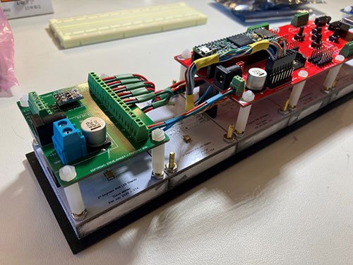 Assembling a 10-character display