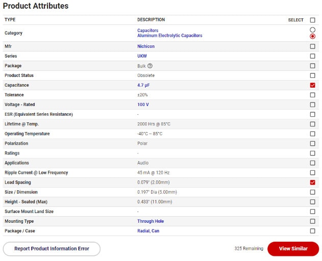 Five Convenient Ways to Locate a Cross, Sub, or Replacement on Digi-Key's Website