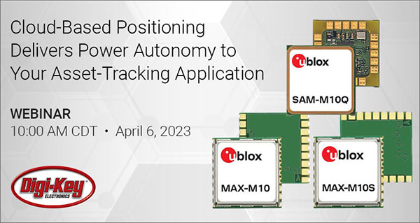Webinar - Cloud-Based Positioning for Asset Tracking with u-blox