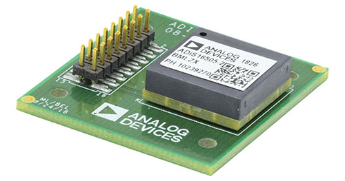 Analog Devices' ADIS16500/PCBZ breakout board for the ADIS16500AMLZ precision MEMS IMU