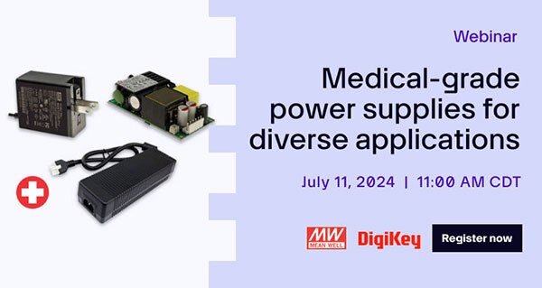 Webinar – Medical Grade Power Supplies for Diverse Applications