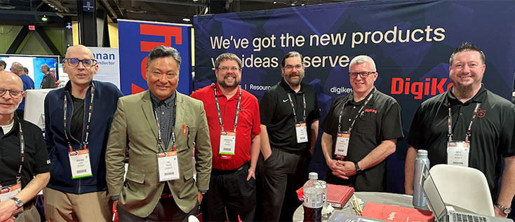 DigiKey representatives at APEC 2024.