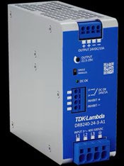 TDK-Lambda 3-Phase Power Supplies Provide Many Options for DIN Rail Applications