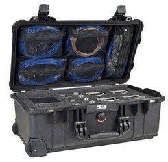 The Pelican case can be used to store and carry the SMP Diagnostic Kits to ESD areas of concern