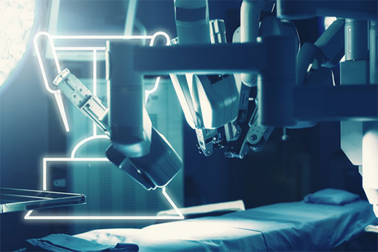 Tele manipulated robotic surgery equipment