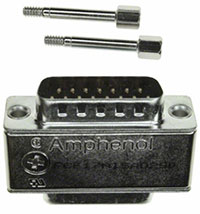Amphenol Communications Solutions FCE17-A15AD-250 in-line D-Sub adapter
