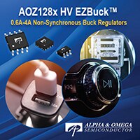 Alpha & Omega's AOZ128x Family of EZBuck™ Regulators Image of Alpha & Omega's AOZ128x Family of EZBuck™ Regulators