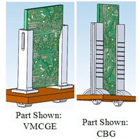CBG and VMCGE Snap-in mounted cards Vertical Snap-In Mount