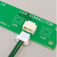 LEA connector showing a wire-to-board connection LEA Connector Series
