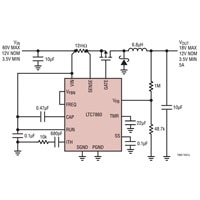 Analog Devices LTC7860 High Efficiency Switching Surge Stopper Image of Analog Devices LTC7860 High Efficiency Switching Surge Stopper