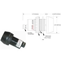 Diagram and image the 22mm package size of Sonalert Sonalert 22mm