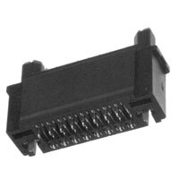 Black vertical connector plug Connector Plug 16POS .8MM Vertical PCB