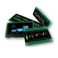 Several organic light emitting diodes high contrast display Newhaven OLEDs