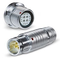 ODU's MINI-SNAP® F Series Circular Connectors Image of ODU's MINI-SNAP® F Series Circular Connectors