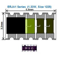 ERJA1 series chip resistor measurement diagram ERJA1 Series Chip Resistor