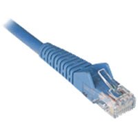 The termination of a CAT 4, 5, or 6 network cable Copper Network Cables