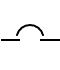 Circuit Breaker schematic symbol Abbildung: Schaltsymbol eines Schutzschalters