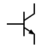 NPN Transistor schematic symbol ภาพสัญลักษณ์แผนผังทรานซิสเตอร์ NPN