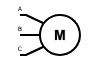 3 Phase Motor schematic symbol Image of 3 Phase Motor schematic symbol