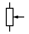 Variable Resistor schematic symbol Image of Variable Resistor schematic symbol