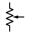 Variable Resistor schematic symbol Image of Variable Resistor schematic symbol