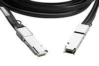 3M™'s QSFP Direct Attach Copper Cable Assemblies Image of 3M™'s QSFP28 Direct Attach Copper Cable Assemblies