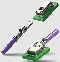 KYOCERA AVX 9140-000 Series Stript® 2-Piece Crimping Contacts Image of KYOCERA AVX 9140-000 Series Stript® 2-Piece Crimping Contacts