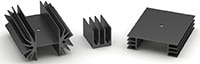 Adam Tech HSK Series Board Level Heat Sinks Abbildung: Platinenkühlkörper der Serie HSK von Adam Tech