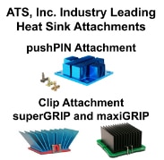 Advanced Thermal Solutions' Heat Sink Attachment Solutions Image des solutions de fixation de dissipateur thermique d'Advanced Thermal Solutions