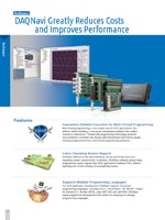 DAQNavi bietet erhebliche Kostensenkung und Leistungssteigerung DAQNavi bietet erhebliche Kostensenkung und Leistungssteigerung (PDF-Version)