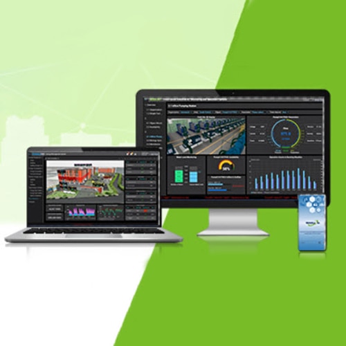 WebAccess-HMI-Schnittstelle WebAccess-HMI wird auf verschiedenen Geräten angezeigt