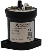 Altran Magnetics ALEV100 Series High-Voltage DC Contactor Altran Magnetics ALEV100 系列高電壓 DC 接觸器的圖片