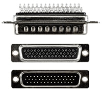 Amphenol Cables on Demand's D-Subminiature Standard and High-Density Solder-Cup Connectors Image des connecteurs D-subminiatures, à densité standard et haute densité, avec coupelle à souder d'Amphenol Cables on Demand