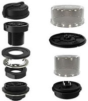 Amphenol Communications Solutions' FLS Series Outdoor Lighting Receptacles  Amphenol Communications Solutions 的 FLS 系列戶外照明用插座的圖片