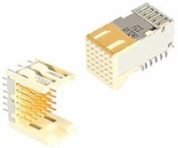 Amphenol's Metral® High-Speed 4000 Series Backplane Connector Amphenol 的 Metral® 高速 4000 系列背板連接器的圖片