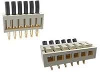 Amphenol's Minitek® Board-In 2.0 mm and 2.5 mm Connectors Immagine dei connettori su scheda Minitek® da 2,0 e 2,5 mm di Amphenol