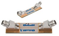 Amphenol SV Microwave 30° Solderless PCB Compression Mount Connectors Image of Amphenol SV Microwave 30° Solderless PCB Compression Mount Connectors