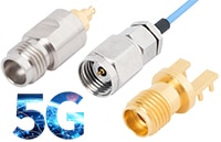 Amphenol SV Microwave's Millimeter Wave Connectors, Cable Assemblies, and Adapters Image of Amphenol SV Microwave Millimeter Wave Connectors, Cable Assemblies, and Adapters