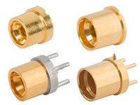 Amphenol SV Microwave SMP and SMPM Series PCB Connectors Image of Amphenol SV Microwave SMP and SMPM Series PCB Connectors