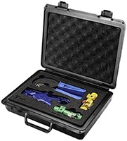 Amphenol Times Microwave LMR® 240/200/195/100 Hard Case Tool Kit Image of Amphenol Times Microwave LMR® 240/200/195/100 Hard Case Tool Kit