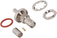 Amphenol RF's IP67 Sealed HD-BNC Connector Series Amphenol RF 的 IP67 密封 HD-BNC 連接器系列的圖片
